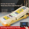 Deluxe Jade Therapy Massage Bed Table lifting whole body spine cervical spine correction Stone electric jade roller massage bed 2