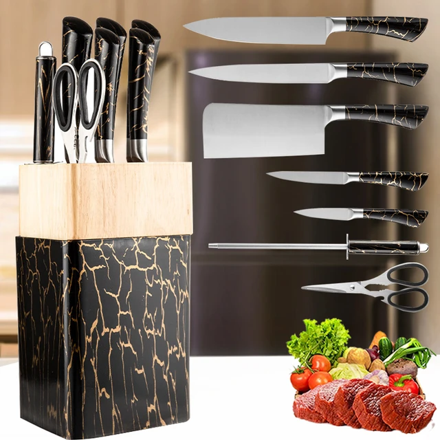 Dropship Knife Set; 16 Pcs Kitchen Knife Set; Sharp Stainless