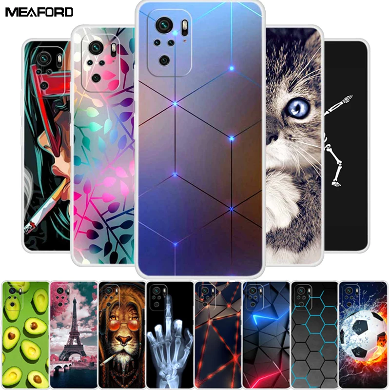 Per Redmi Note 10 / Note10 Pro Custodia Fashion Clear Soft Tpu Cover In Silicone Per Xiaomi Redmi Note 10T / Note 10 5G Funda Note10 5G