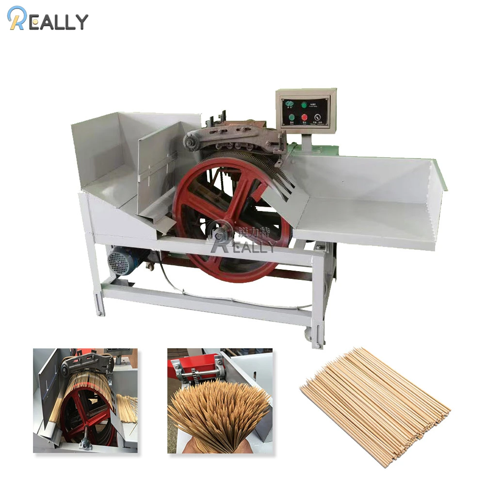 Automatic Bamboo Toothpick Production Line Machine BBQ Stick Making Machine Wood Toothpick Making Machine