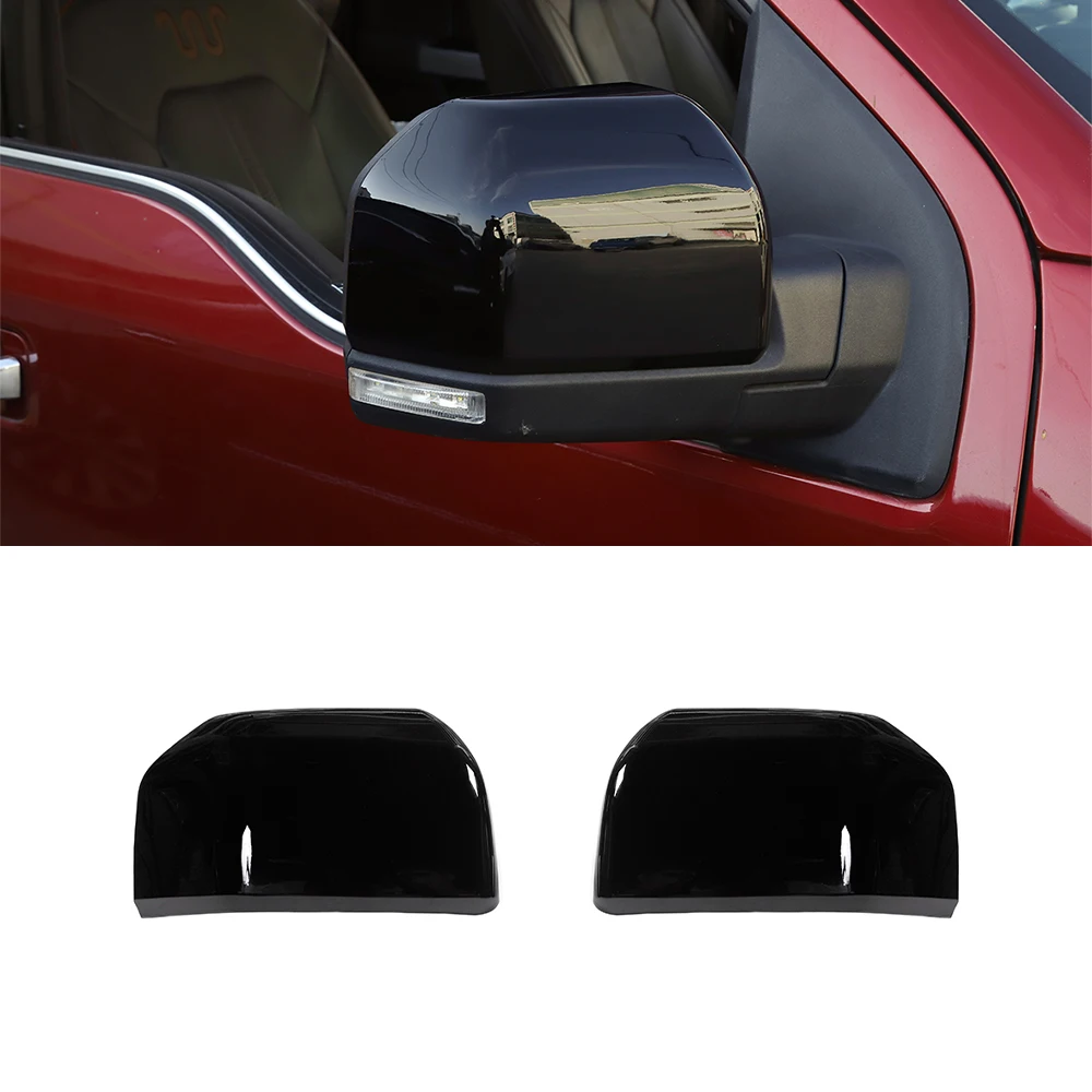 

Декоративная Обложка для зеркала заднего вида для Ford F150, отделка, наклейки для 2015, 2016, 2017, 2018, 2019, 2020, внешние аксессуары для автомобиля, ABS