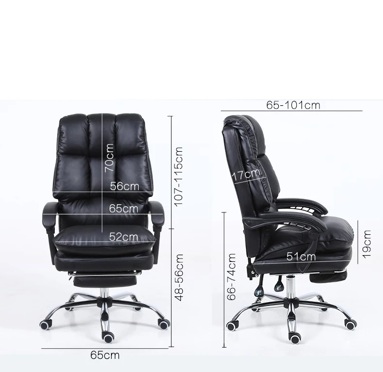 Description Picture 3 of itemOffice Chair Reclining Armchair with Footrest WCG Computer Gaming Chair Internet Cafe Gamer Chair bedroom study Chair Pink white