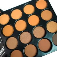Palette de poudre de Contour mate, 16 couleurs, correcteur, Kit de poudre pressée, contrôle de l'huile, maquillage imperméable pour femmes, cosmétiques 1