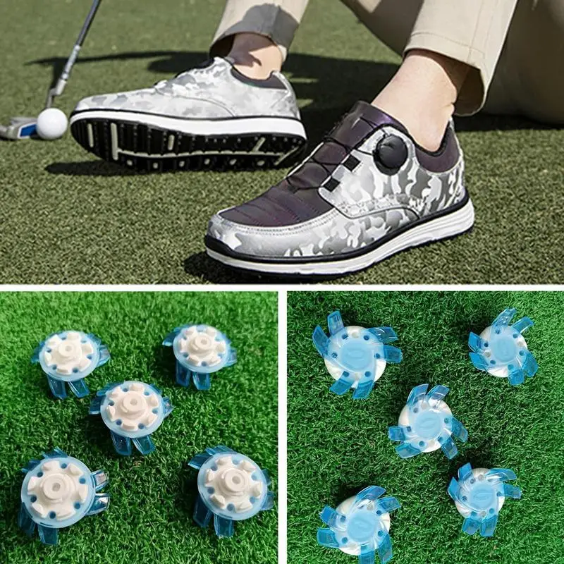 Golf Shoe Spikes 12pcs Anti Slip Golf Shoe Spikes Golf Cleat Golf Shoe Spikes Replacements Training Parts Golf Shoe Spikes 6