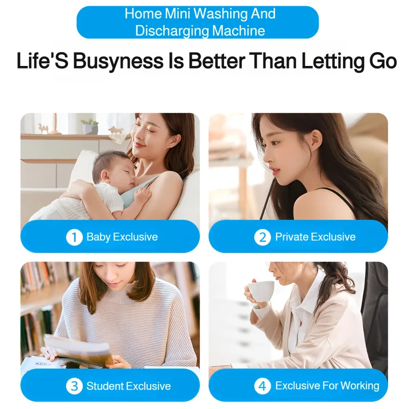 غسالة يدوية للطلاب، غسيل وتجفيف، منزلية متكاملة، صغيرة كسول، غسيل الملابس مكرنك يدويًا للمهاجع