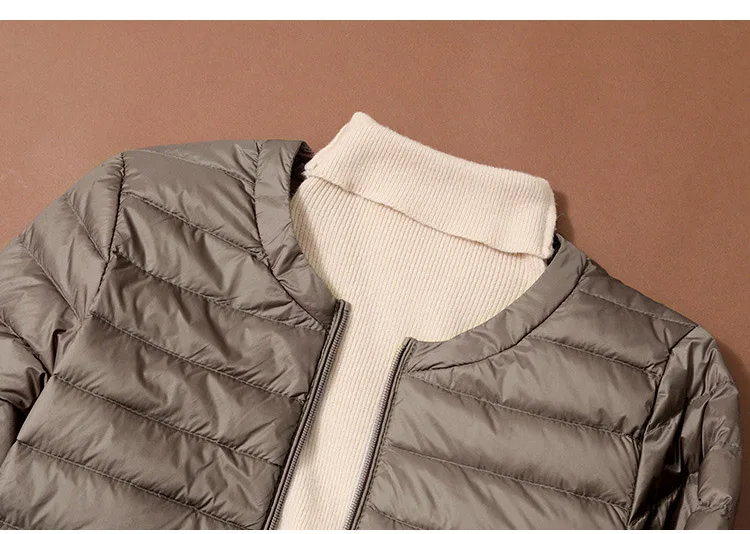 SEDUTMO Winter Duck Down Jackets Women Long Ultra Light Coat Casual Slim Black Thin Autumn Parkas ED2070