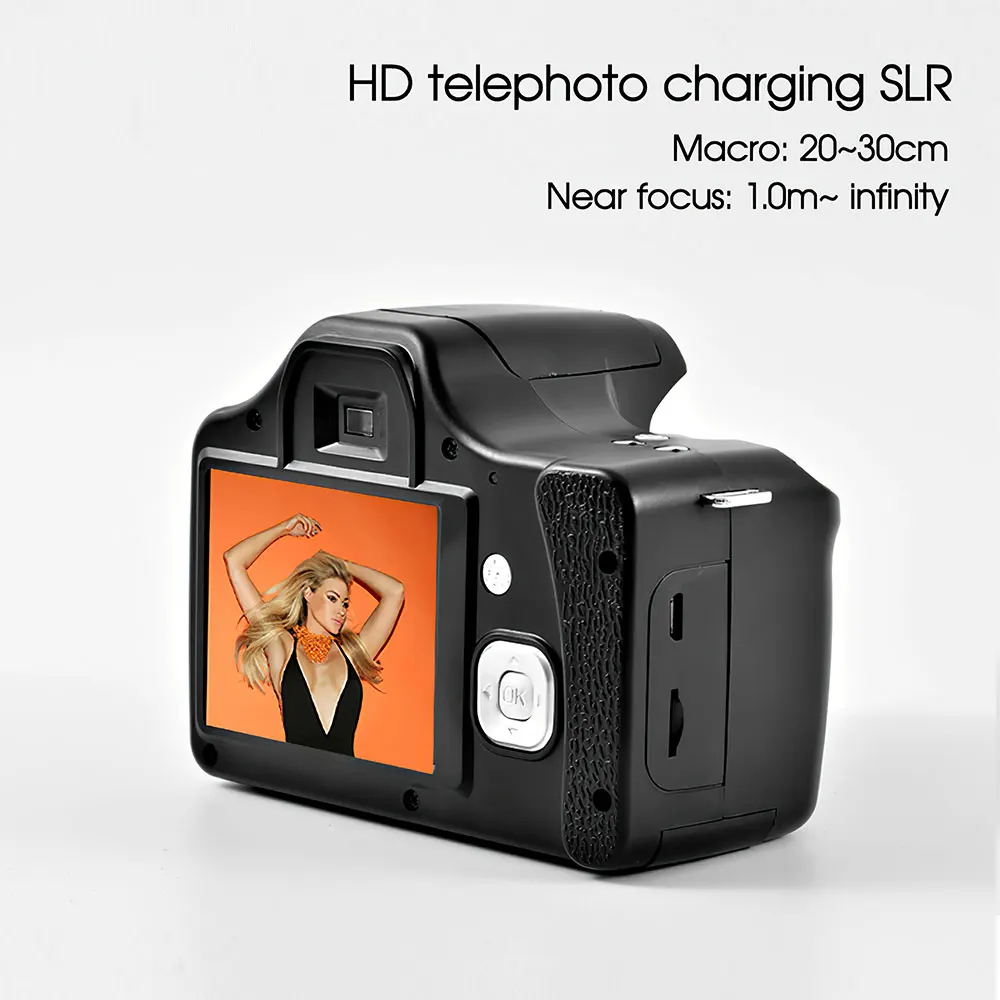 Digital Camera DSLR Camera 18X Medium Telephoto Digital Camcorder Full HD 3.0 Inch display Electronic Anti-shake for Photography Video Shooting