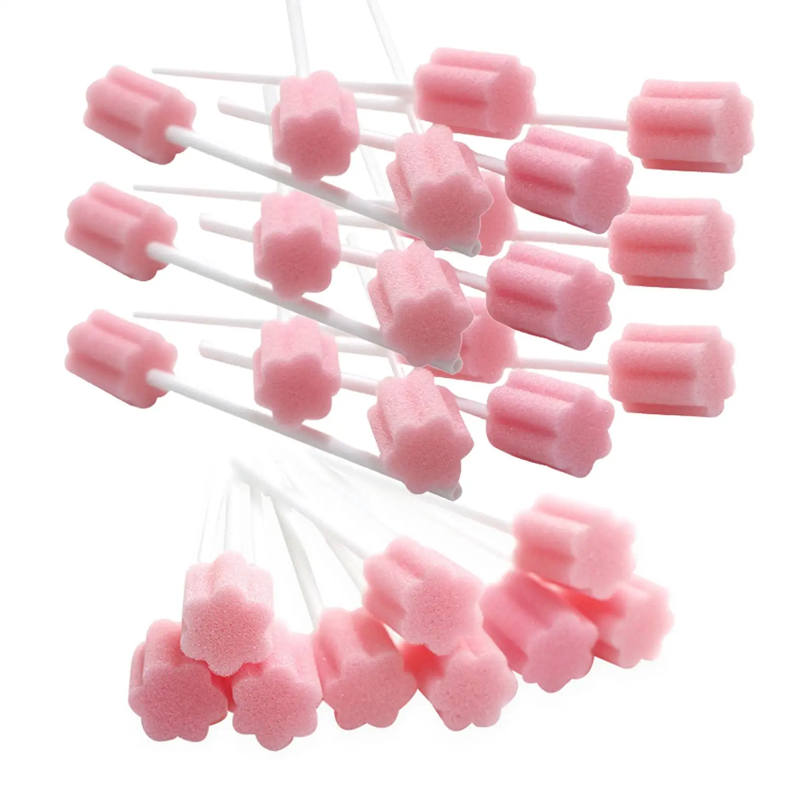 100x Tooth Cleaning Mouth Swabs for Oral Cleaning Tongues Coating Bad Breath