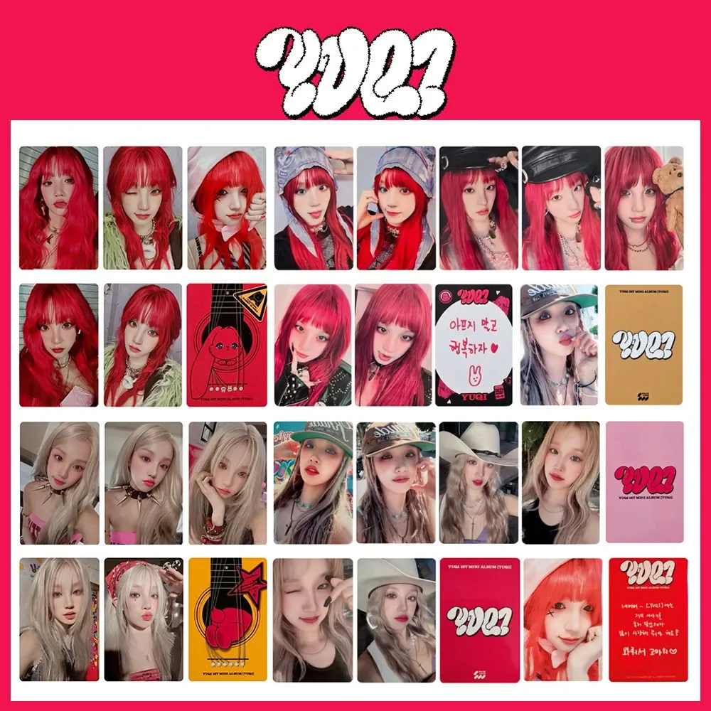 Kpop Idol (G)I-DLE 1st Mini Album YUQI Photo Card