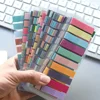 1000/2000 Sheets=5/10Packs of European Retro Colors,Fluorescent Colors,And American Retro Colors,PET Transparent Sticky Notes,In 4