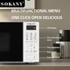 Electric Oven Microwave 20 Liter Large Capacity Inverter Oven Touch Controls Heat Leftovers Cook Fast Food 4