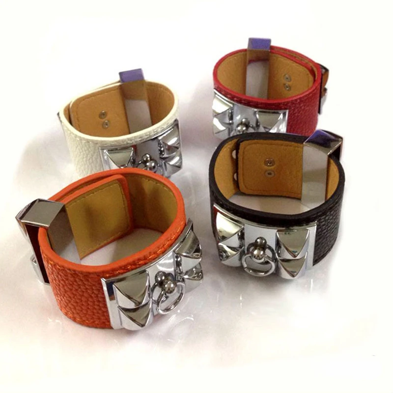 

Luxury Designer Jewelry Bracelets Stainless Steel Gold Colorful Party Couple Gift Cuff Bracelet for Women Men High Quality bts