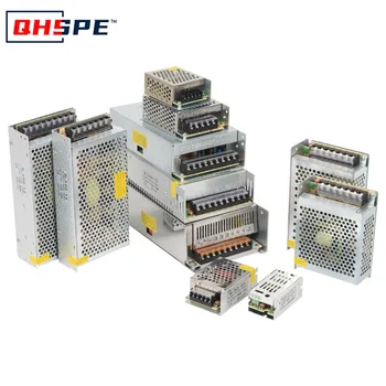 แหล่งจ่ายไฟแบบสวิตชิ่ง ตัวเรือนอะลูมิเนียม 12V10A40A50A พร้อมพัดลม ตรวจสอบการใช้พลังงาน สำหรับป้ายโฆษณา ไฟ LED แถบไฟ 24V20A DC 1