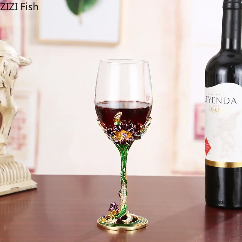 Crystal Glass Goblet Wine Decanter Wine Rack European Style Home Decoration Glasses Suit whiskey decanter set wine rack