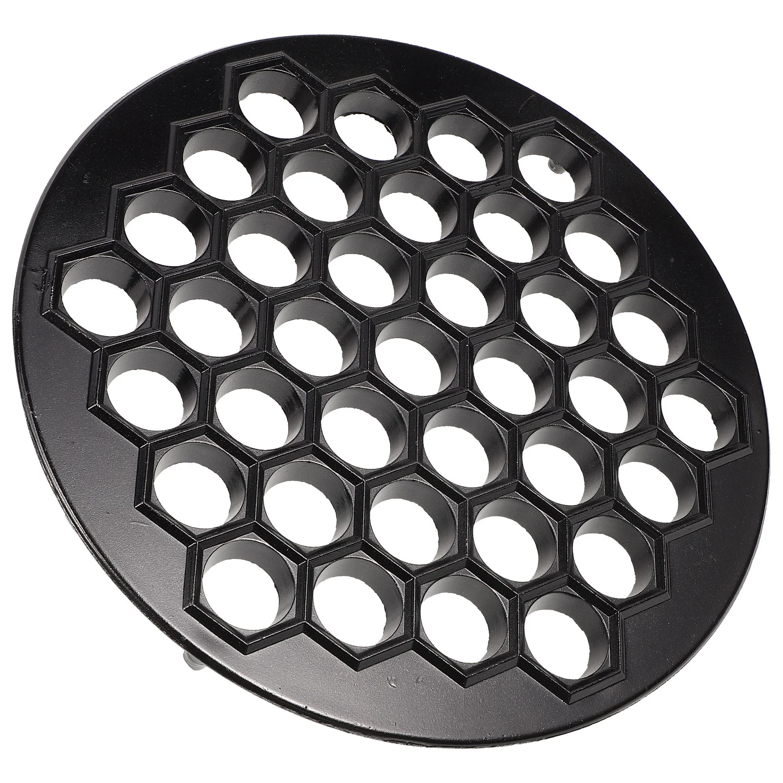 

Holes Dumplings Maker Fast Dumplings Press Zinc Alloy Kitchen Accessories for Home Dumpling Pressing Mold Tool(Black)