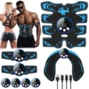 Ab Stimulator Home Office Fitness Workout Equipment Electronic Muscle Stimulator ABS Stimulator Muscle Toner for Abdomen/Arm/Leg