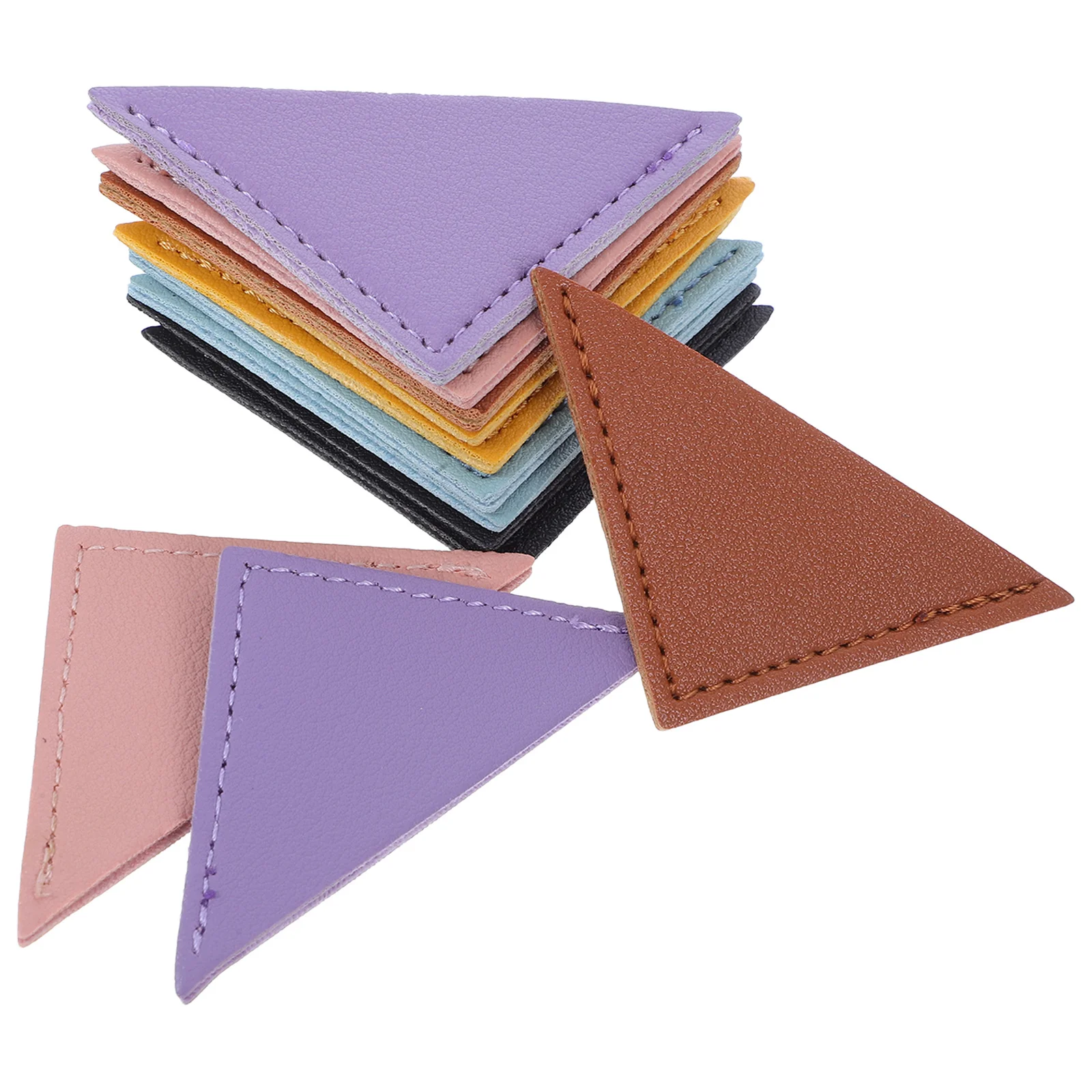 12 יחידות סימניות משולשות קליפסים מעוצבים לקריאת עמודים לאוהבי ספרים אביזרים לתלמידים סימניות לספרים