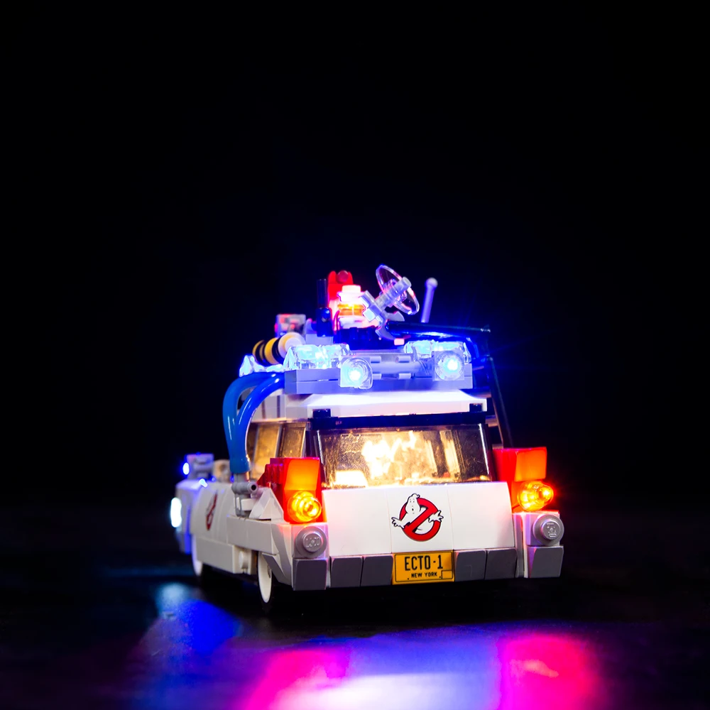 21108 Ghostbusters Ecto-1 자동차 벽돌 DIY 장난감 세트용 LED 라이트 키트(빌딩 블록은 포함되지 않음)