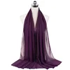 108126-1ab6ec.jpg Femmes musulmanes en mousseline de soie Hijab châles écharpe Modal coton Jersey Hijabs plaine douce pour femme musulman Voile bandeau 70*180 cm islamique