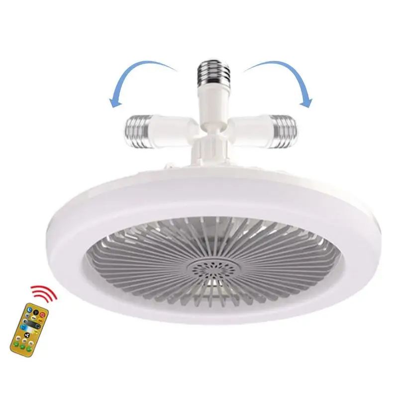 

Ceiling Fans With Lights E27 Ceiling Fan With LED Lights 2 In 1 Design Enclosed Low Profile Fan Light Ceiling Light With Fan Eas