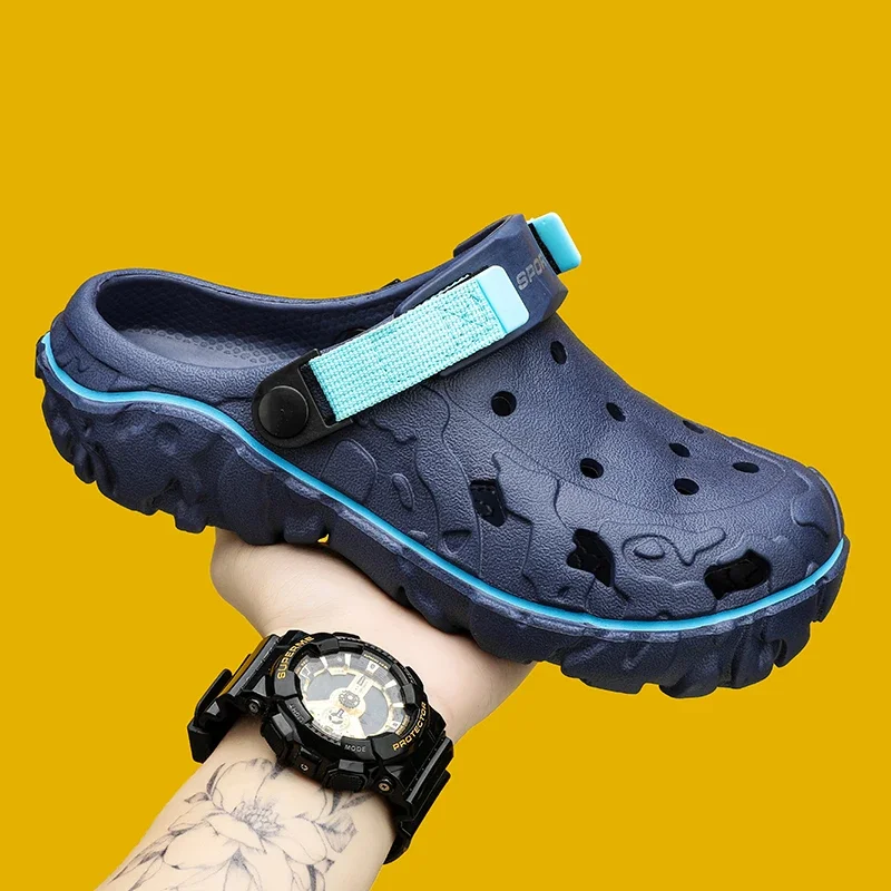 Men Slippers Summer New EVA Soft-soled Slides Sandals Indoor Outdoor Walking Beach Shoes Flip Flops Mens Shoes Big Size 46 47 3