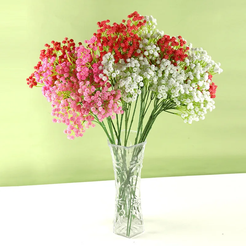 Babys Breath Artificial Flowers, Fake White Gypsophila, Home Decor,  Babysbreath, Faux, 3Pcs