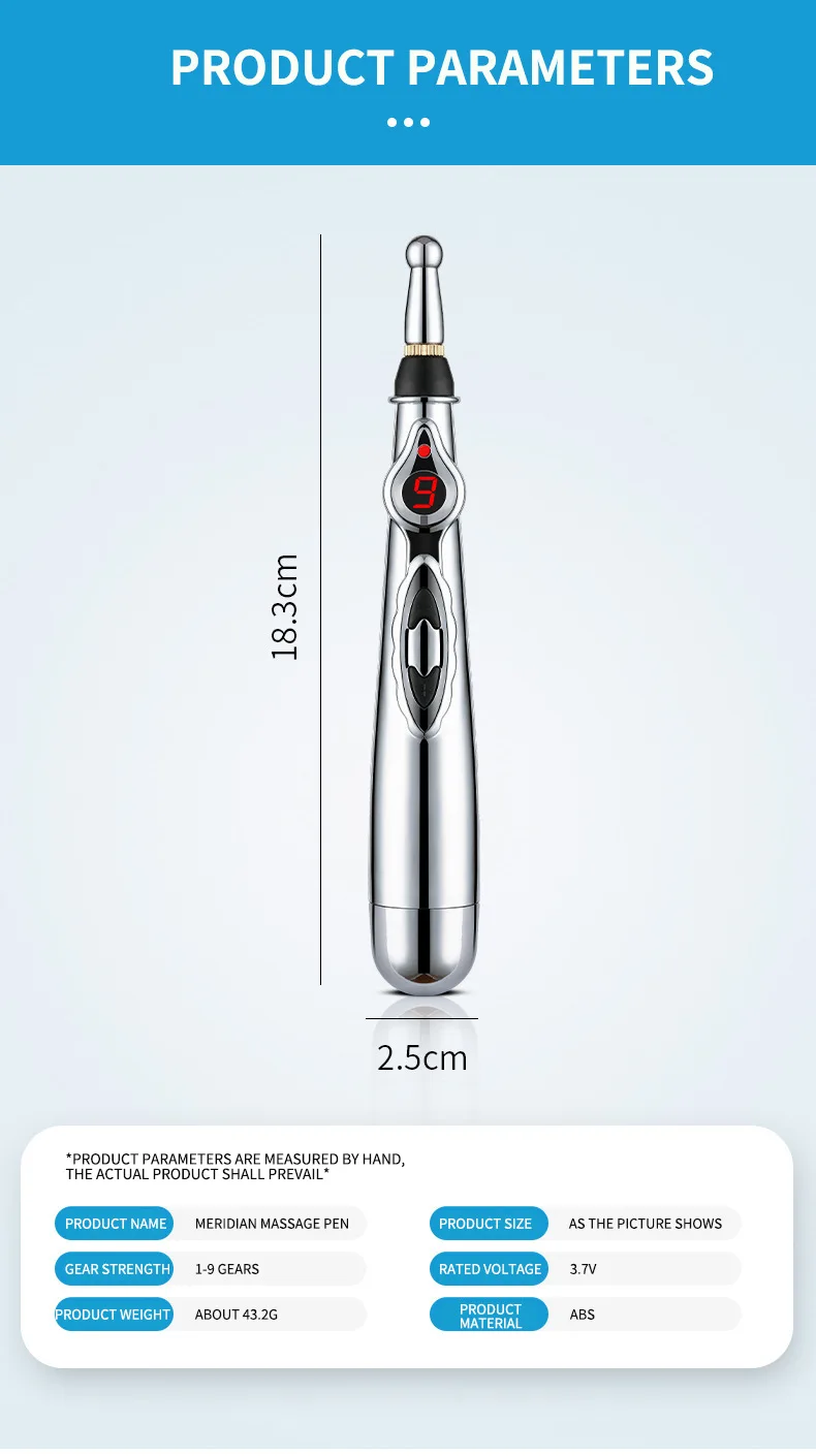 Point Electric Acupuncture Massage Pain Relief Electronic Meridian Energy Pen Body Head Back Neck Leg Muscles_voghion.com