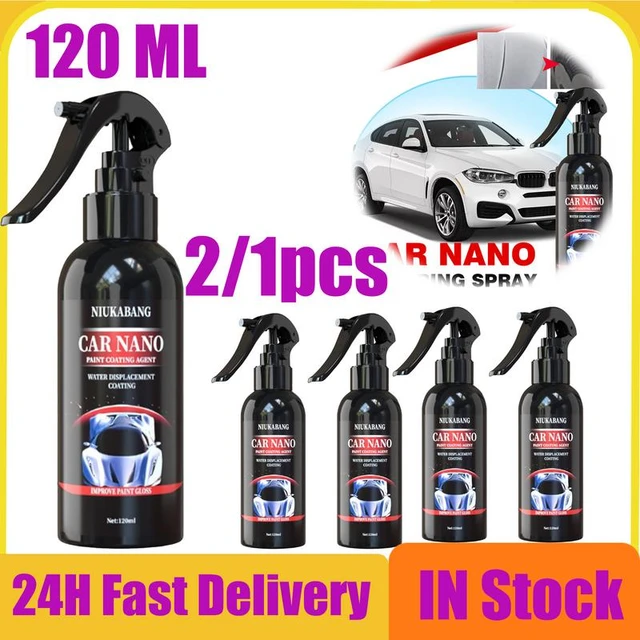 2/1PCS 120ML Car Coating Crystal Spray Nano Ceramic Coating shiny