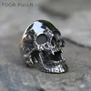 High Polished Vampire Skull Rings Stainless Steel Skull Mens Biker Rocker Ring Boy Heavy Metal Gothic Punk Jewelry Size 7-15 1