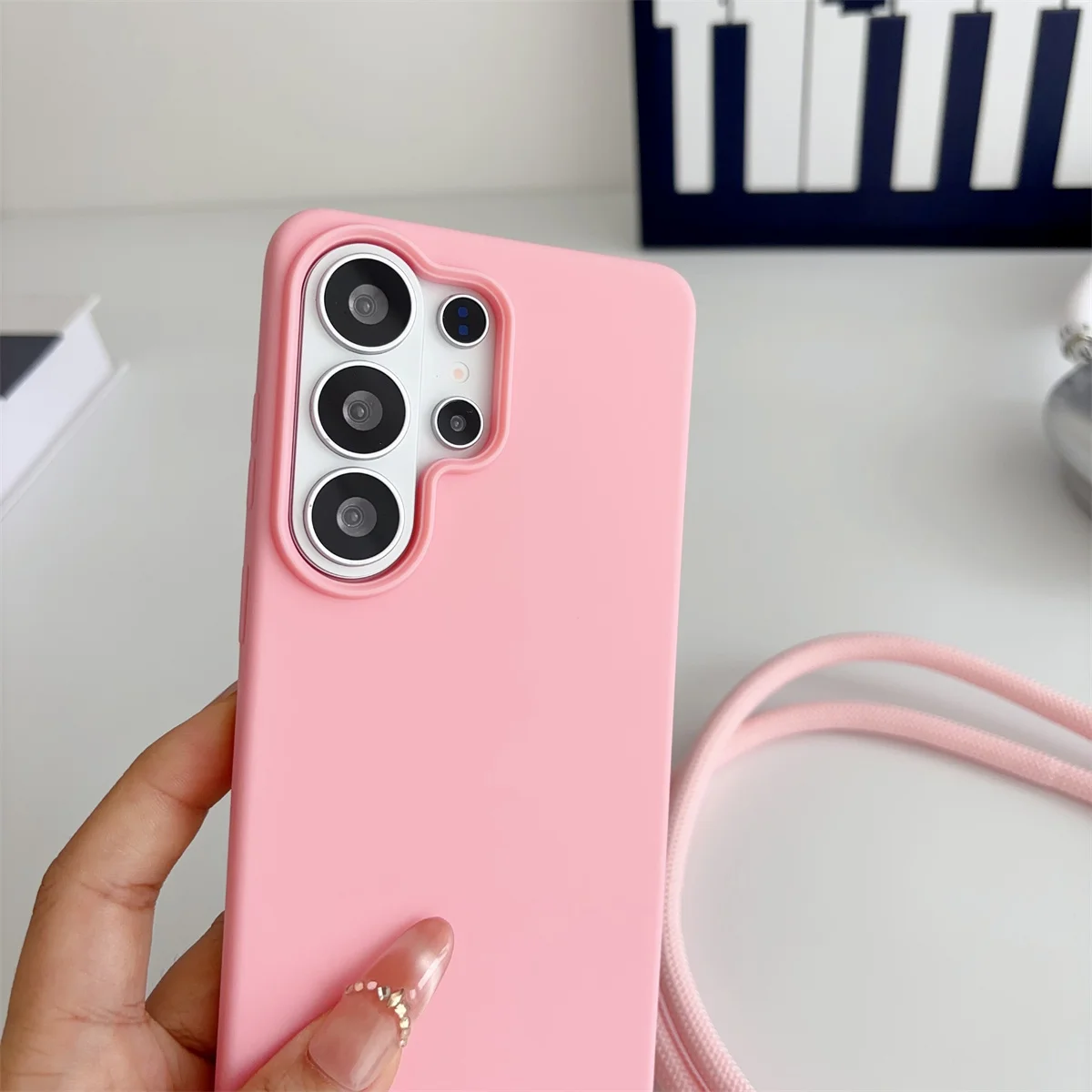 Crossbody Phone Case with Soft TPU Silicone Cover