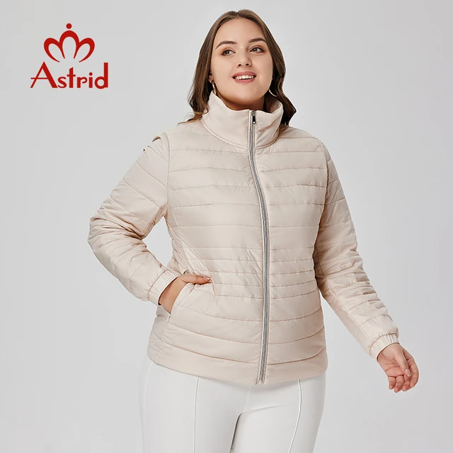 Aster D-chaqueta acolchada para mujer, abrigo corto acolchado ultraligero,  ropa de talla grande, Primavera, 2023 - AliExpress