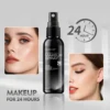 Black Polka Dot Setting Spray 60ml for face, long-lasting, anti-smudge-proof and 16 hours of makeup off wear natural finish 2
