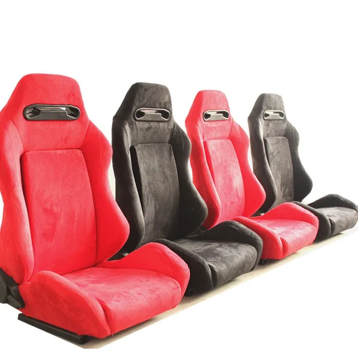 

Full Suede Cloth Cover Universal Adult Bucket Sports Racing Car Seats