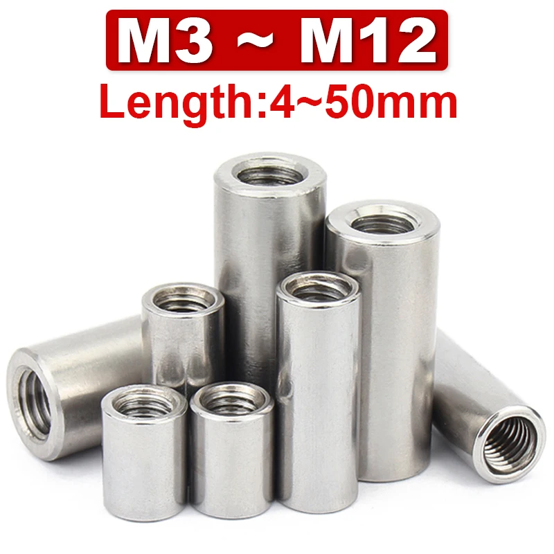 M3m4m5m6m8m10m12 304 Stainless Steel Doubleheaded Inner Thread