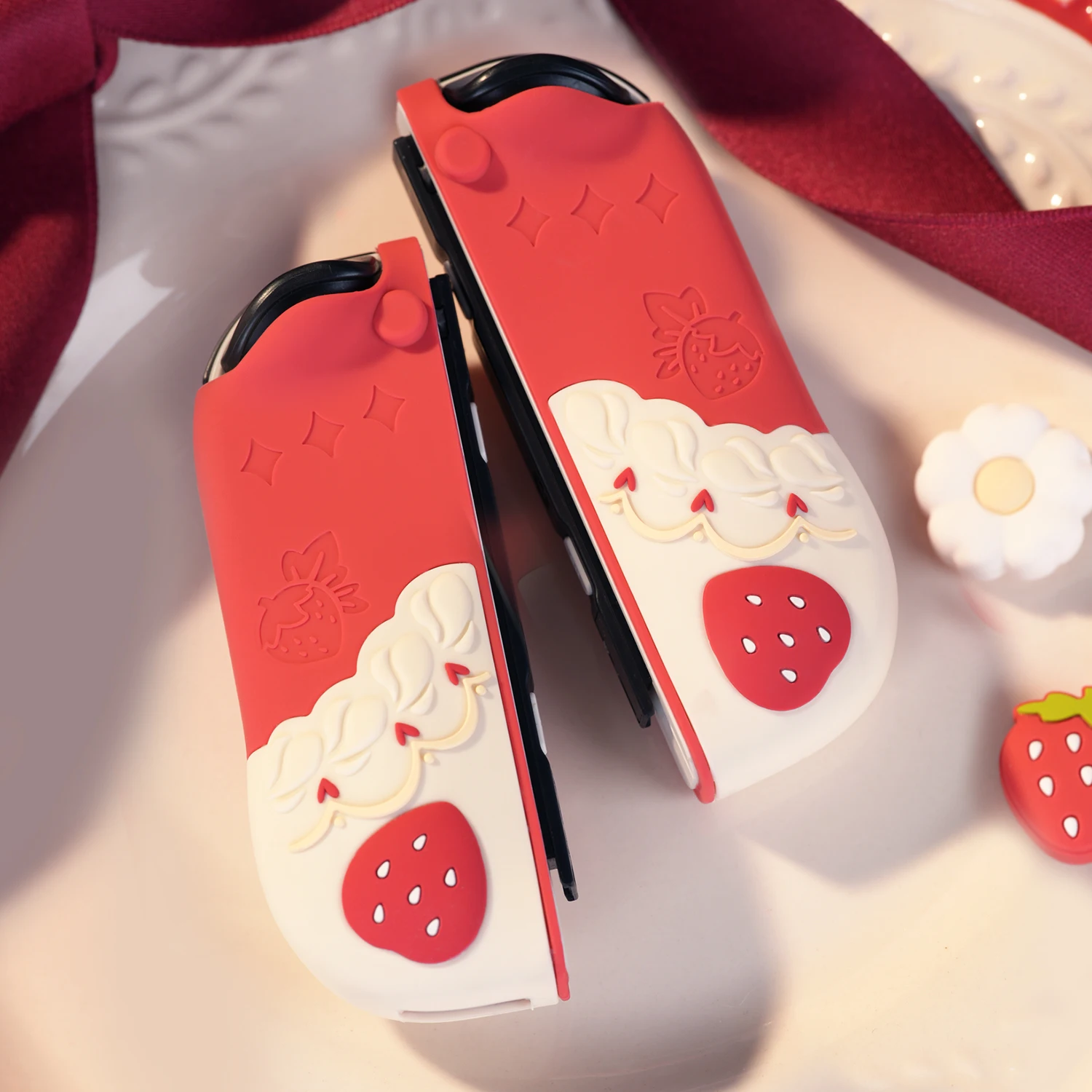 Strawberry Bunny Nintendo Switch Strawberry Case New Strawberry