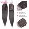 2x6 Lace Closure 14-26 inch Brazilian Straight Lace Closure 6 Inch Deep Part Closure Human Hair for Women Middle Part 4