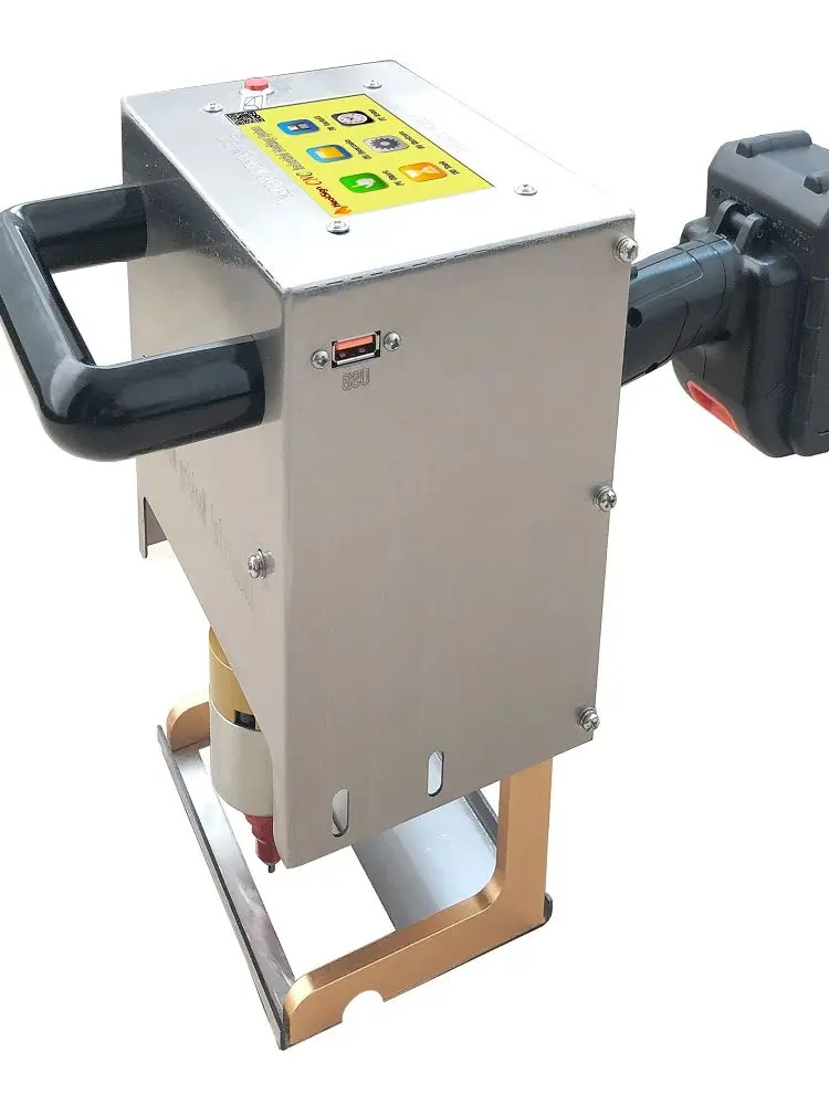 Li-Battery Dot Peen Markers Con Controller Touchscreen Pin Marking Machine Per Vin, Chassis, Parti, Data Matrix