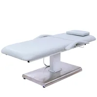 Lit de beauté électrique pouvant être levé et abaissé, peut s'allonger un lit de Massage plat, une chaise de beauté multifonctionnelle, fourniture de Salon 5