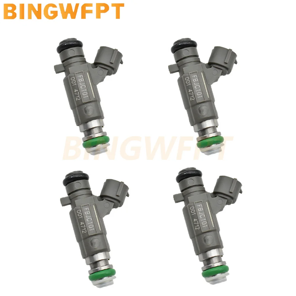Фото 4X FBJC101 16600-AE060 Топливная форсунка для X-TRAIL T30 QR25DE 2.5L I4 MURANO Z50 VQ35DE 3.5L V6 16600AE060 №1