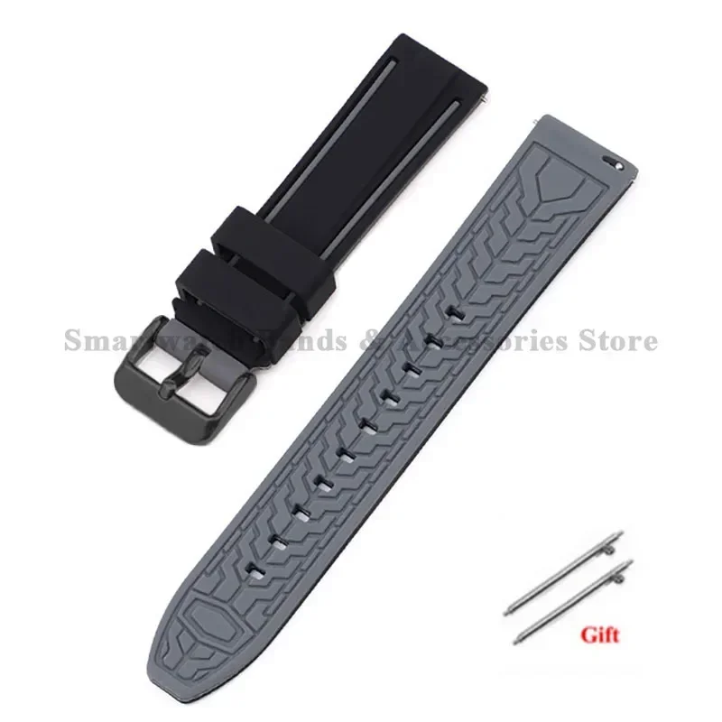 Silicone Quick Release Universal Watch Strap - Men's & Women's Replacement Wristband