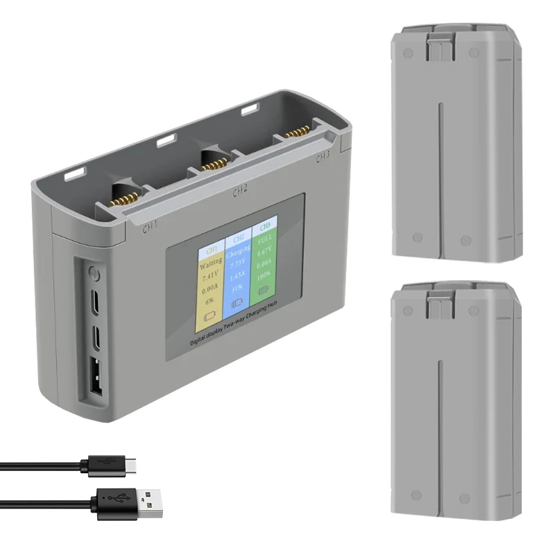 ตัวเลือกสินค้า แบตเตอรี่ชาร์จได้สำหรับโดรน DJI Mini 2 2400mAh
