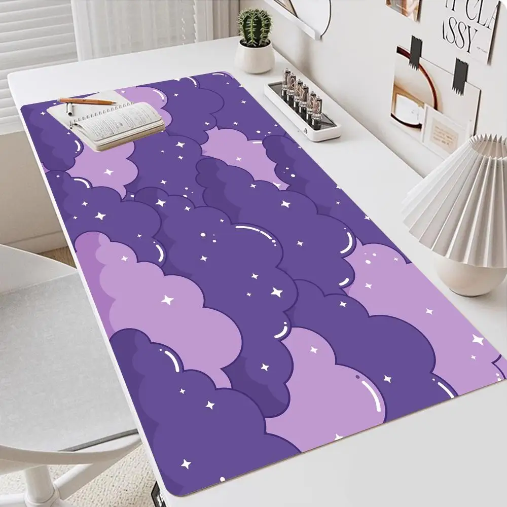 

Starry Sky Cloud Moon Mouse Pad XXL Gaming Accessories Office Gamer Keyboard Desk Mat Non-Slip Laptop Notebook rubber Mousepad