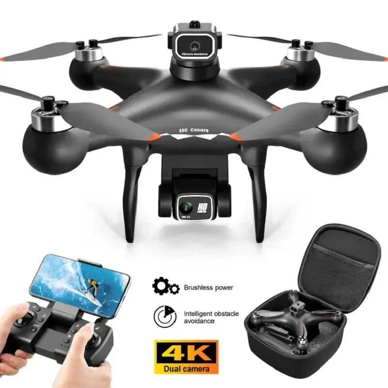 

S116 MAX 4K HD Dual ESC Camera Optical Flow Elf Drone Localization Brushless 360 ° Obstacle Avoidance WIFI FPV RC Dron Toys