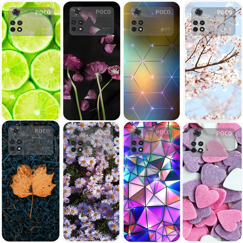 Poco M4 M 4 Pro Pocom4 Pro Custodia Quadrata In Silicone Liquido Cover Per Xiaomi Poco M4 Pro 4G 5G Poco M 4 Pro Pocom4 Pro