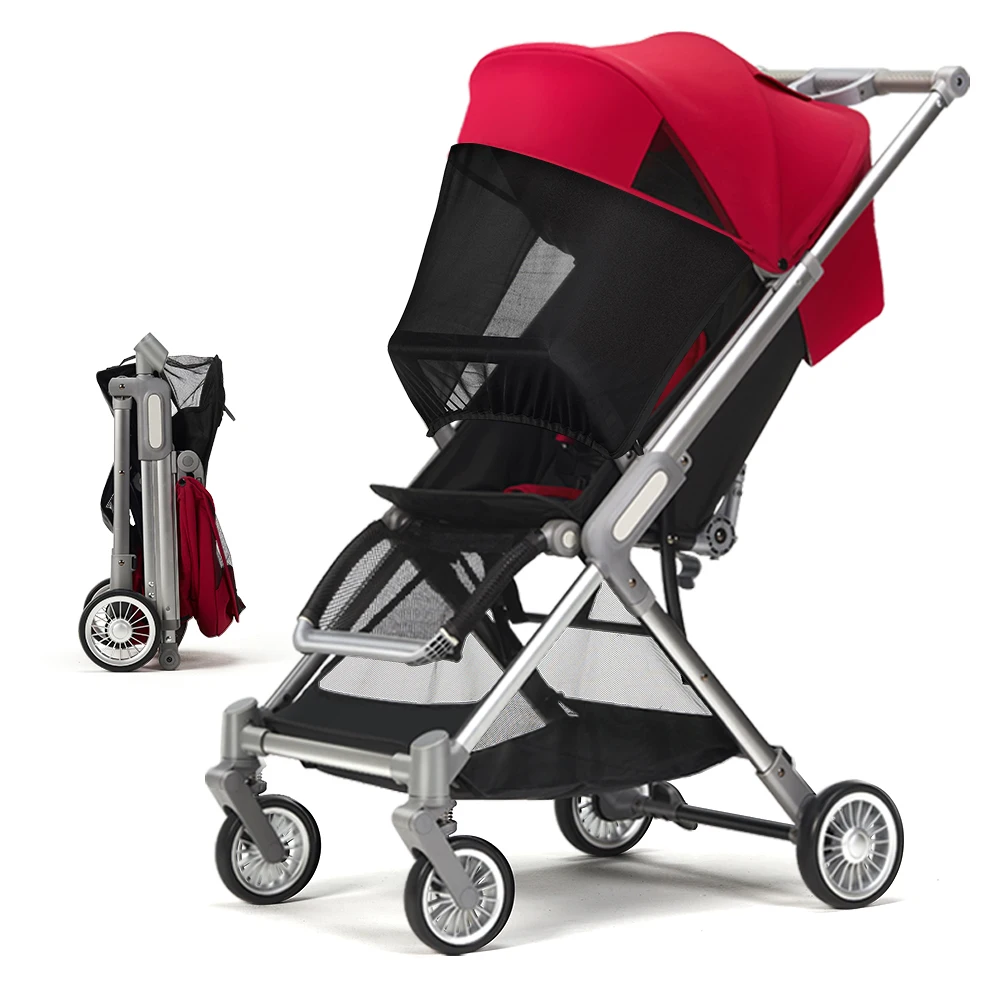 Bluechildhood Portable Baby Stroller Lightweight Baby Pram Can Sit Can Lie Baby Bassinet  Infant Stroller Free Shipping