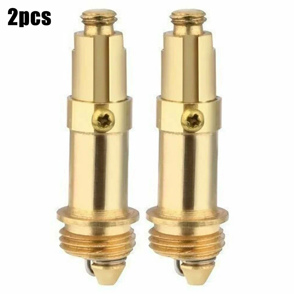 Spring Plugs Bounce Valve Brass Basin Sink Bath Replacement Waste Pop Up Click Clack Plug Bolt Spring Mechanism Part 1/2pcs Drain Stopper Bathroom Sink Plug