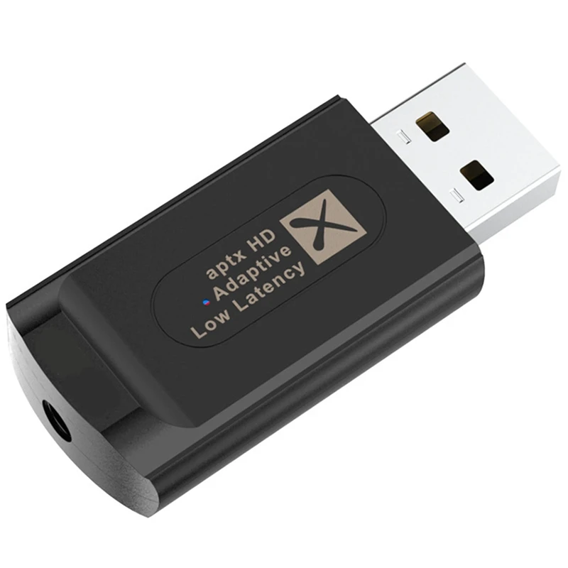 

USB Bluetooth 5,2 аудио передатчик, переключаемый APTX Adptive, поддержка от 1 до 2, без драйвера, с портом AUX 3,5 мм, для PS4/PS5