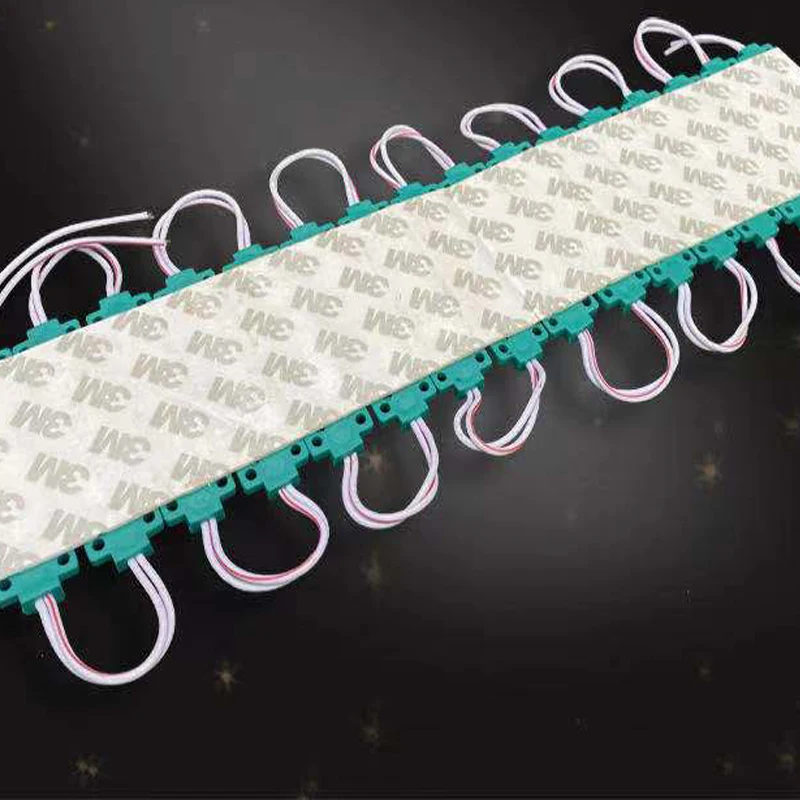 20PCS LED 방수 렌즈 COB 모듈 DC12V 2W 밝은 광고 라이트 박스 가스 모델 광원 트럭 장식 조명