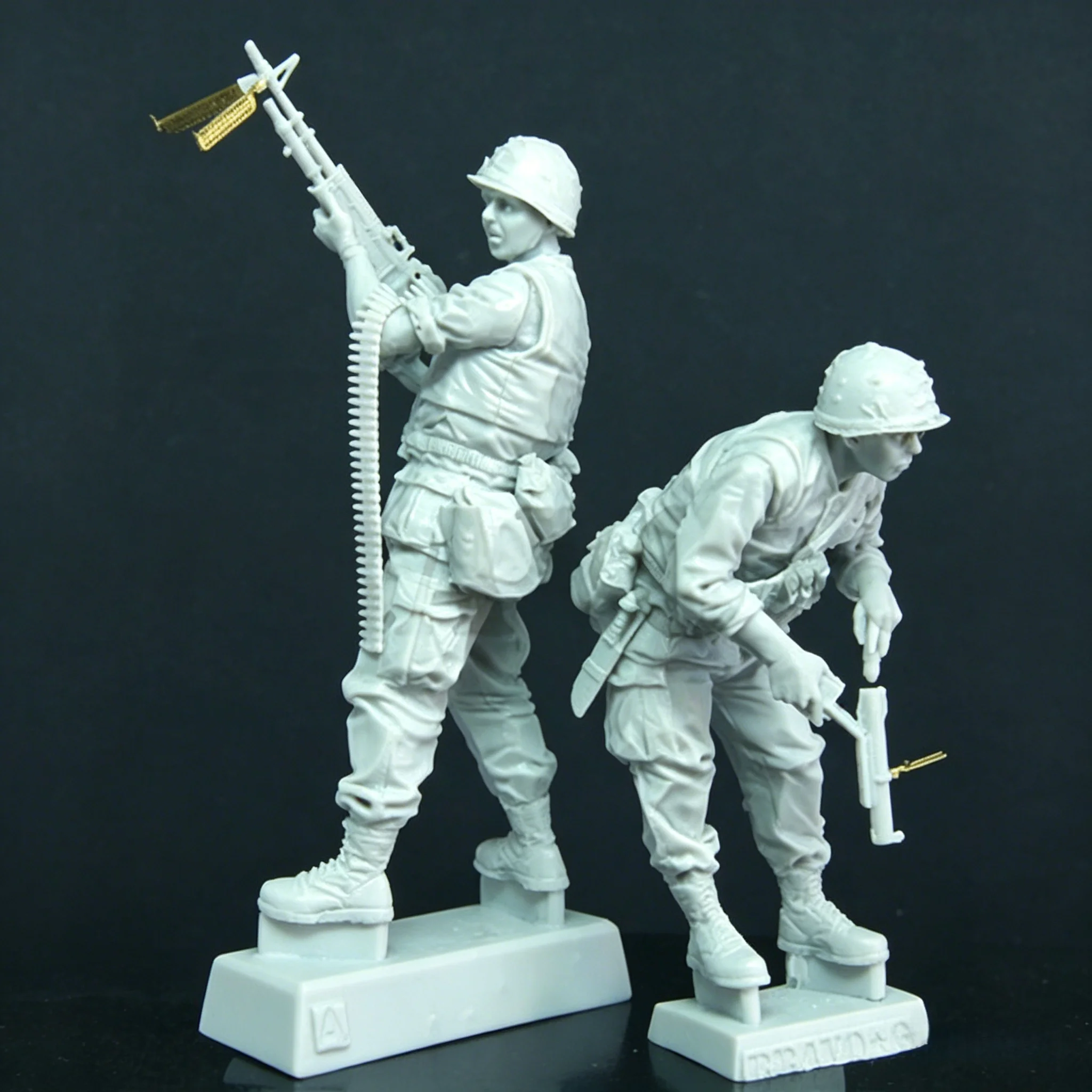 1/35 레진 군인 모델 GK - 베트남 전쟁 - 미국 군인 - 조립되지 않은 미도색 DIY 키트 - 1085R