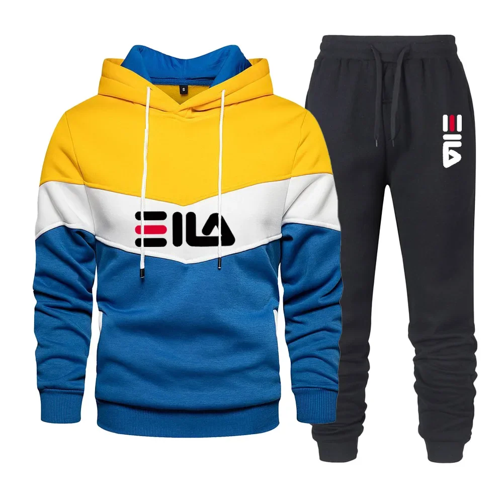Men's Tracksuit Pants Casual Hoodies + Long Pants 2PCS Set or Print Hoodies Sport Outdoor Clothes Sport Jogging Wear sports suit sports set tracksuit set outdoor suit set